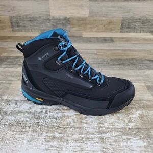 Asolo Nuuk GV ML Womens Hiking Boots Sz 7 Black Blue Moon Lace Up Round Toe